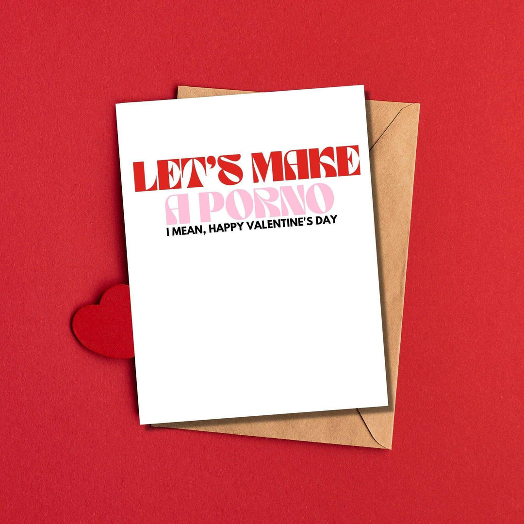 As Told By Ellie - Let's Make a Porno I Mean, Happy Valentine's Day Card - Esme and Elodie