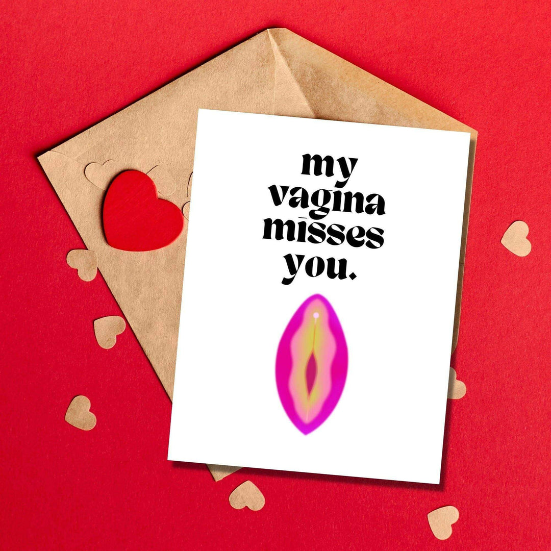 As Told By Ellie - My Vagina Misses You Card - Esme and Elodie