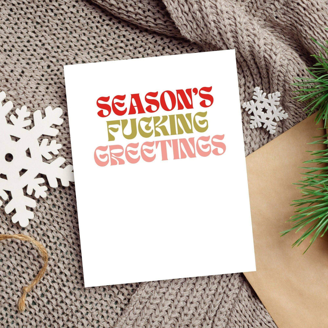 As Told By Ellie - Season's Fucking Greetings Card - Esme and Elodie
