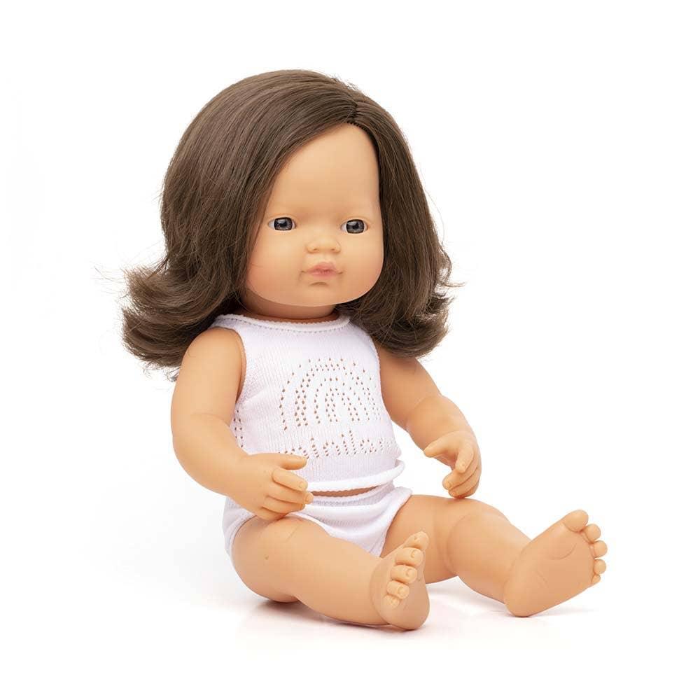 Baby Doll Brunette Girl 15" - Esme and Elodie