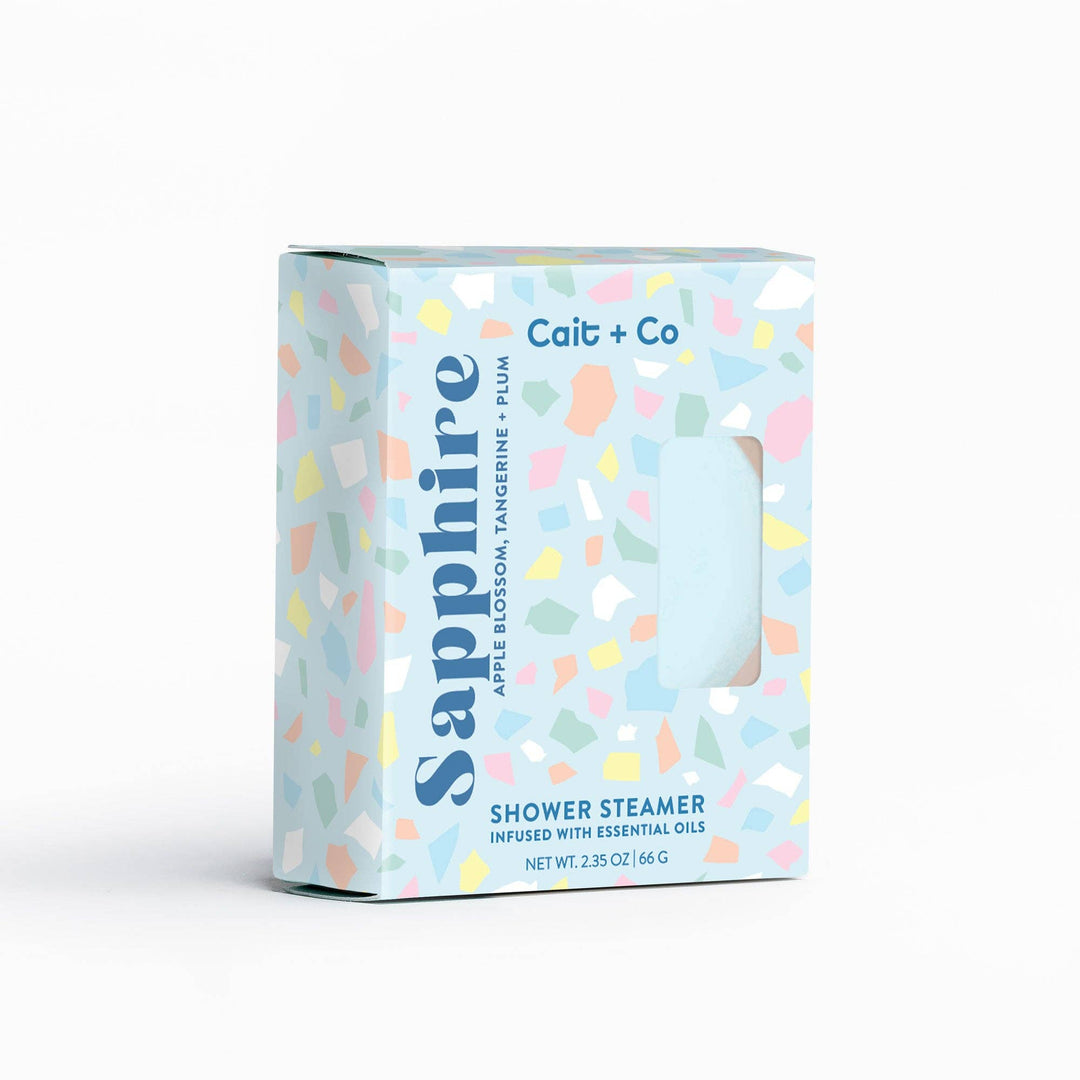 Cait + Co - Gem Shower Steamer - Sapphire