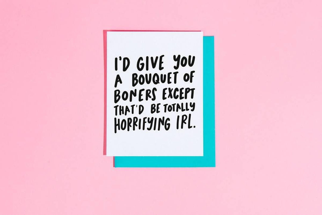 Bouquet of Boners Card - Esme and Elodie