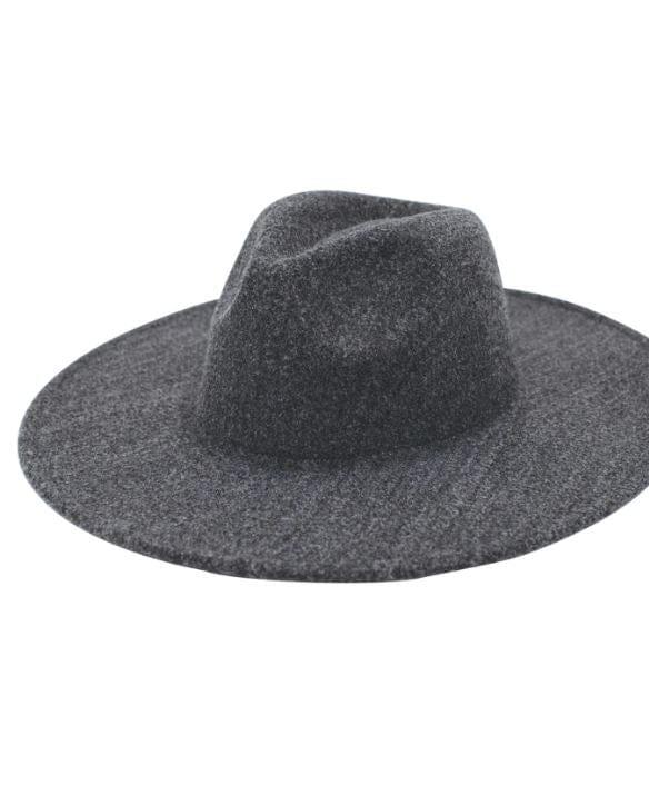 Brooklyn- classic and chic fedora in charcoal - Esme and Elodie
