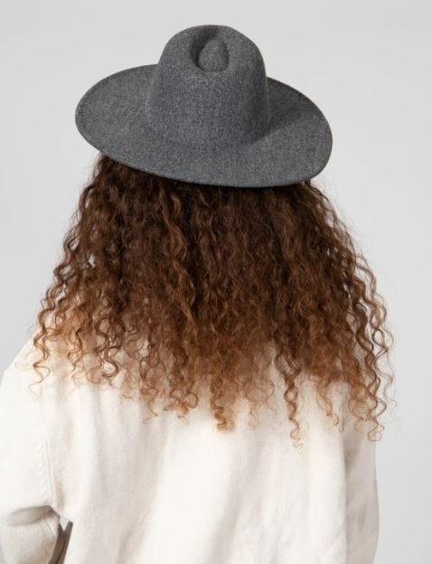 Brooklyn- classic and chic fedora in charcoal - Esme and Elodie