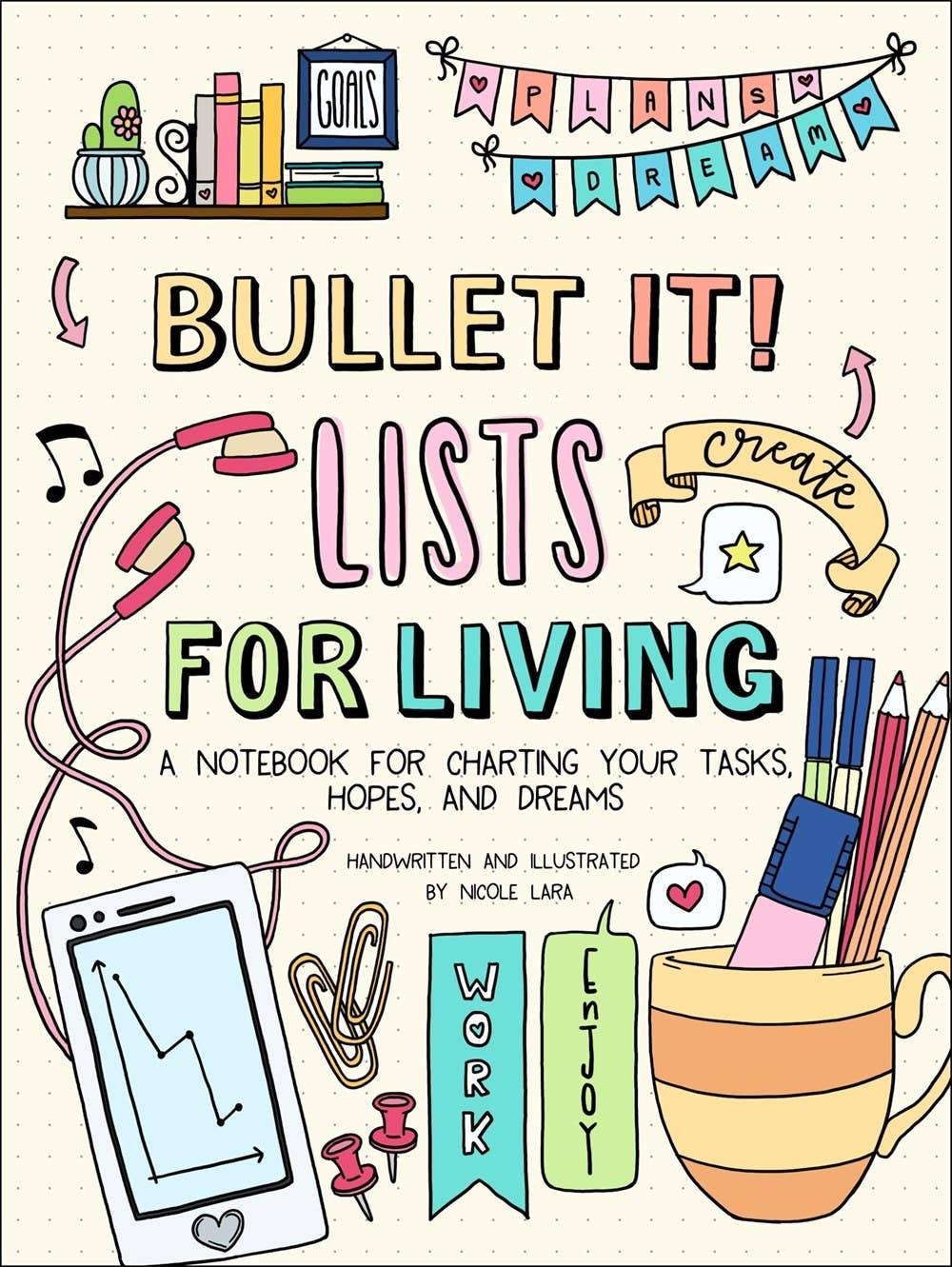 Bullet It Lists for Living: Notebook for Charting Your Tasks - Esme and Elodie