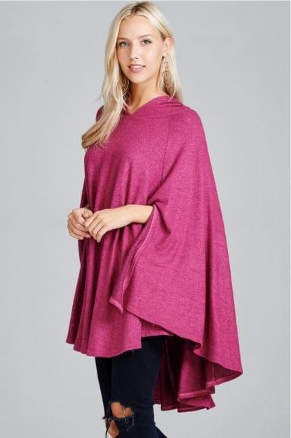 Butterfly Kisses- one size hacci poncho with hood - Esme and Elodie