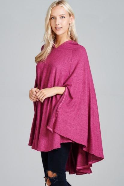 Butterfly Kisses- one size hacci poncho with hood - Esme and Elodie