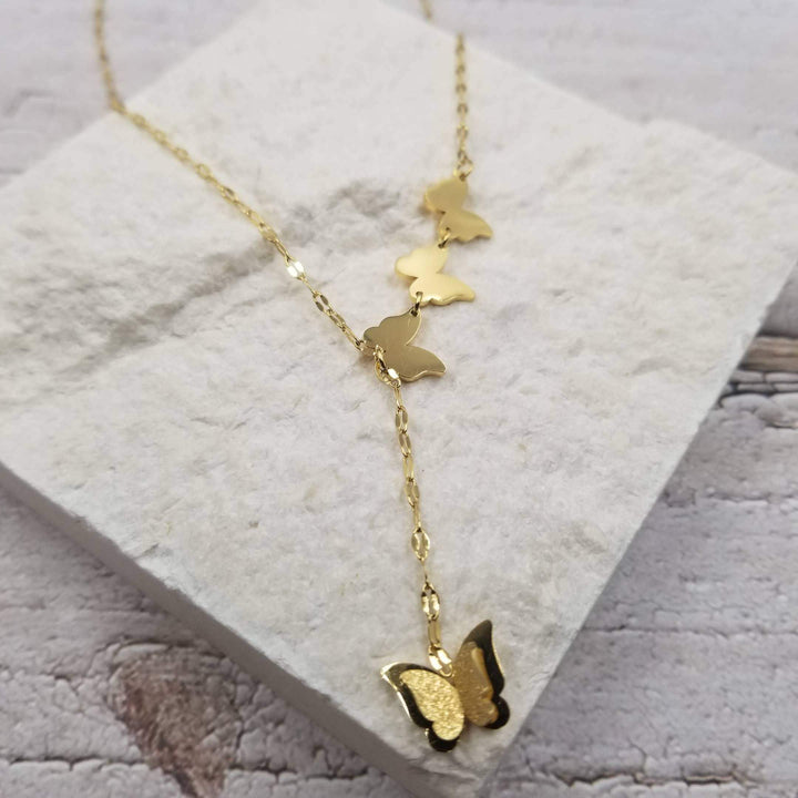 Gold Butterfly Necklace