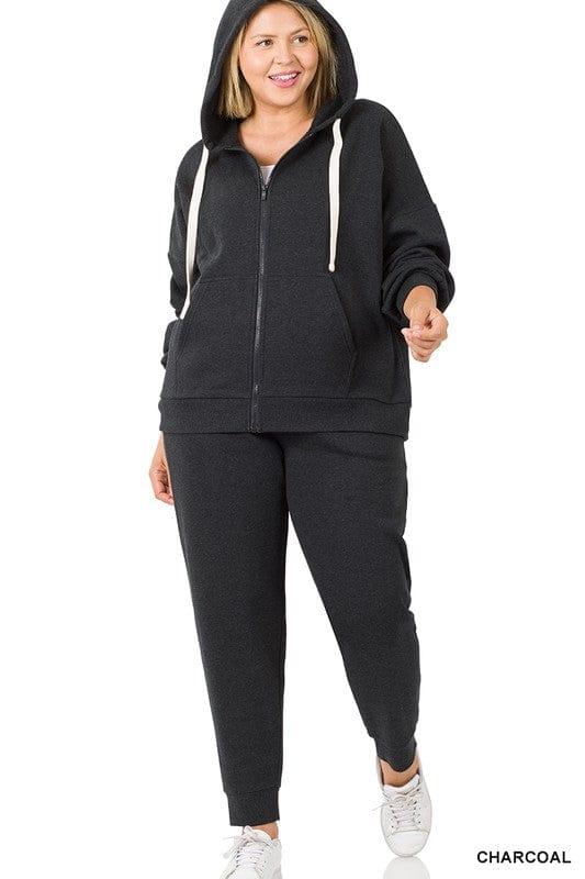 Charcoal Jogger sweatsuit - Esme and Elodie