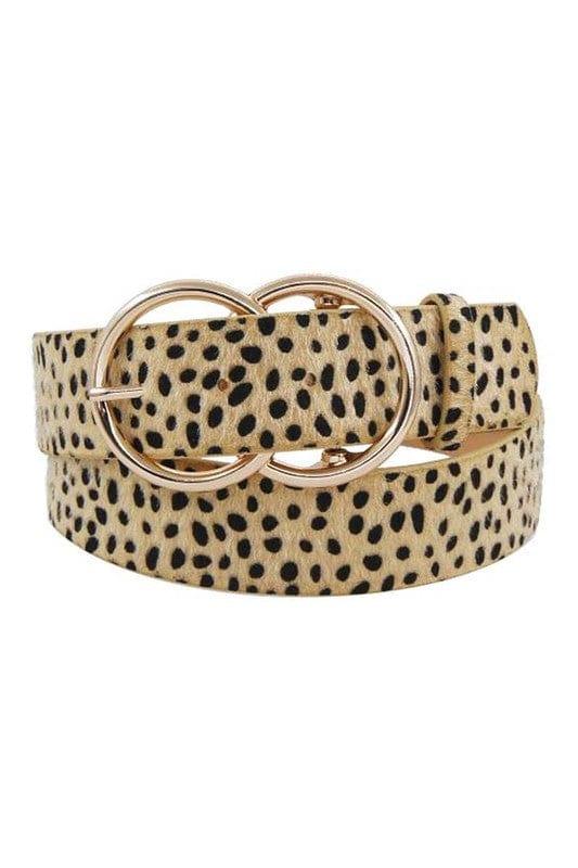 Cheetah Fur Belt - Esme and Elodie