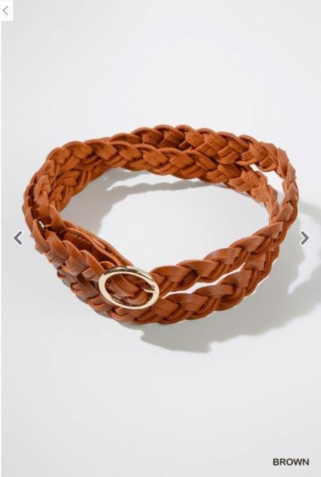 Cognac Women's Belt - Esme and Elodie