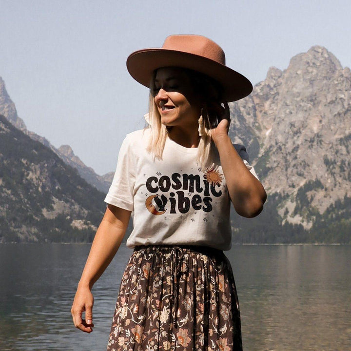 Cosmic Vibes- women's graphic tee - Esme and Elodie