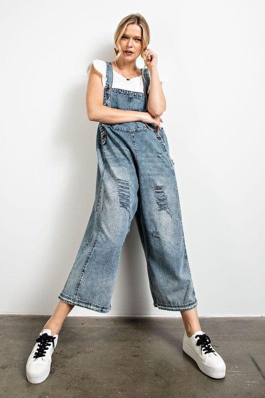 Easel Overalls loose wide leg - Esme and Elodie