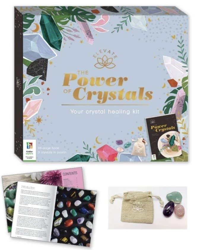 Elevate: Power of Crystals (Crystal Healing Kit + Book) - Esme and Elodie