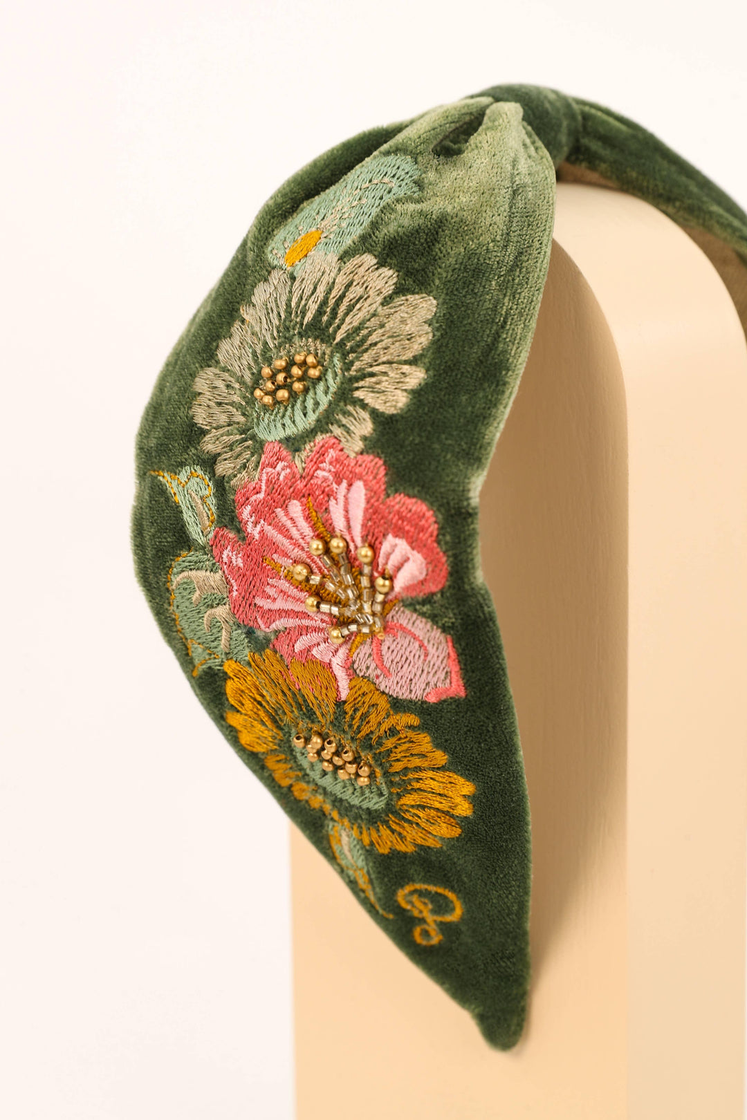 Embroidered Folk Art Floral Headband - Esme and Elodie