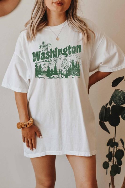 Women's Evergreen- Washington state graphic t - Esme and Elodie