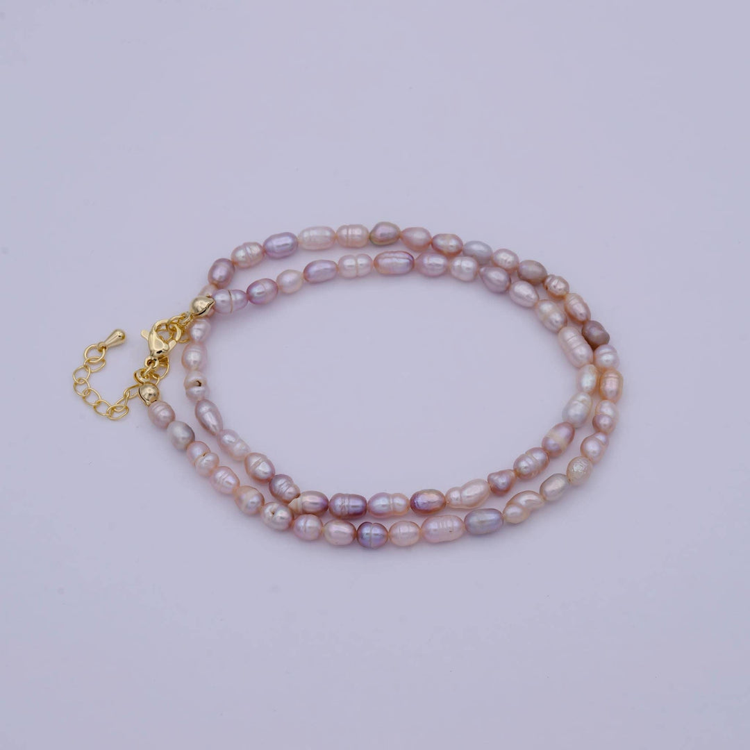 Aim Eternal - Blush Pink Pearl Necklace