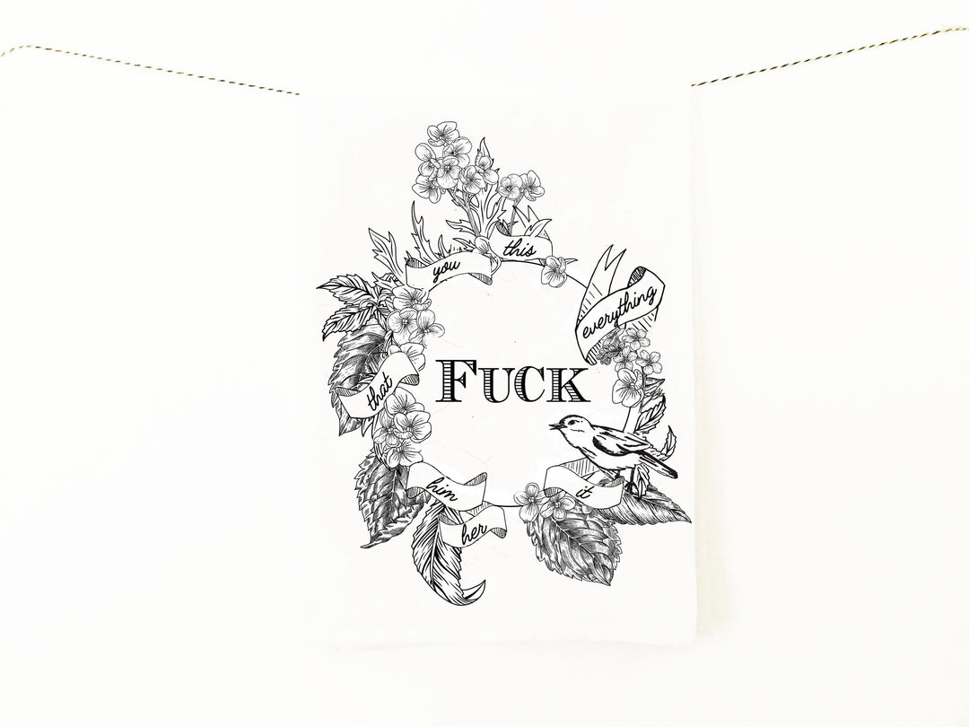 F*ck Everything Kitchen Towel - Esme and Elodie