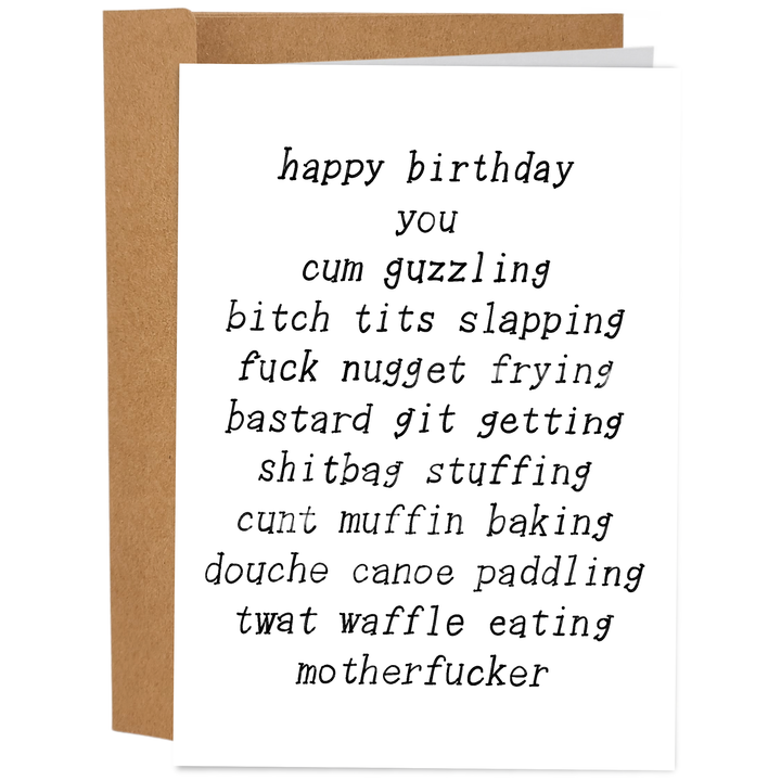 Sleazy Greetings - The Worst Card Ever