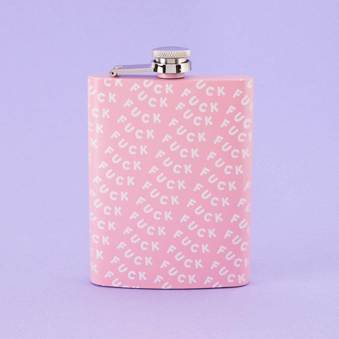 Fuck Hip Flask - Light Pink - Esme and Elodie