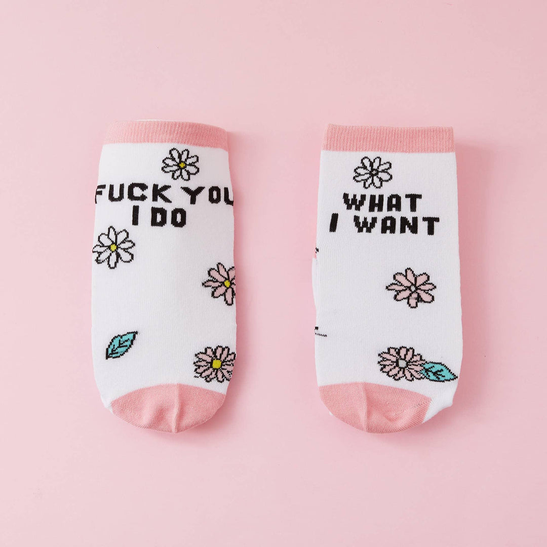 Fuck You, I Do What I Want Sweary Socks - Esme and Elodie