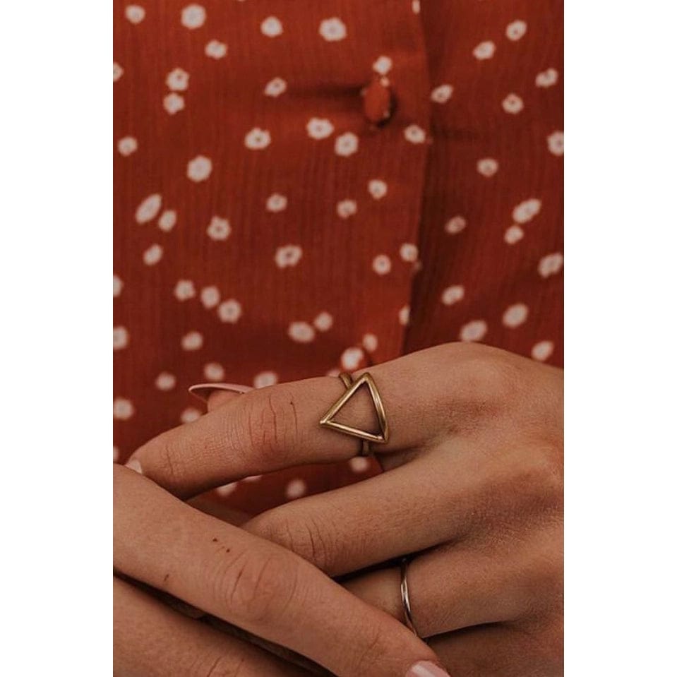 Geometric Adjustable Ring - Esme and Elodie