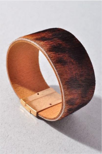 Grazing- cowhide leather bracelet - Esme and Elodie