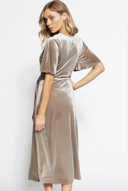 Homesick- black velvet women's dress - Esme and Elodie