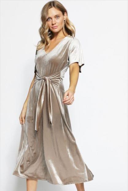 Homesick- black velvet women's dress - Esme and Elodie