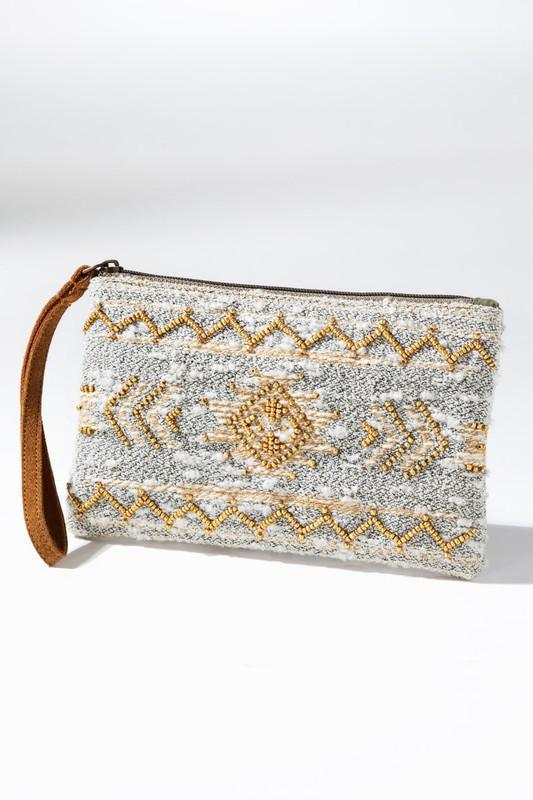 Ivory Coast- handmade beaded clutch - Esme and Elodie