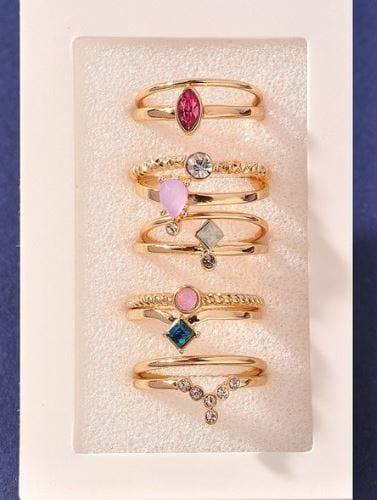 Jeweled Ring Stack - Esme and Elodie