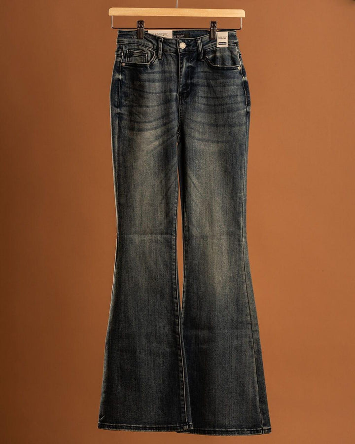Women's Judy Blue contrast Trouser Flare - Esme and Elodie