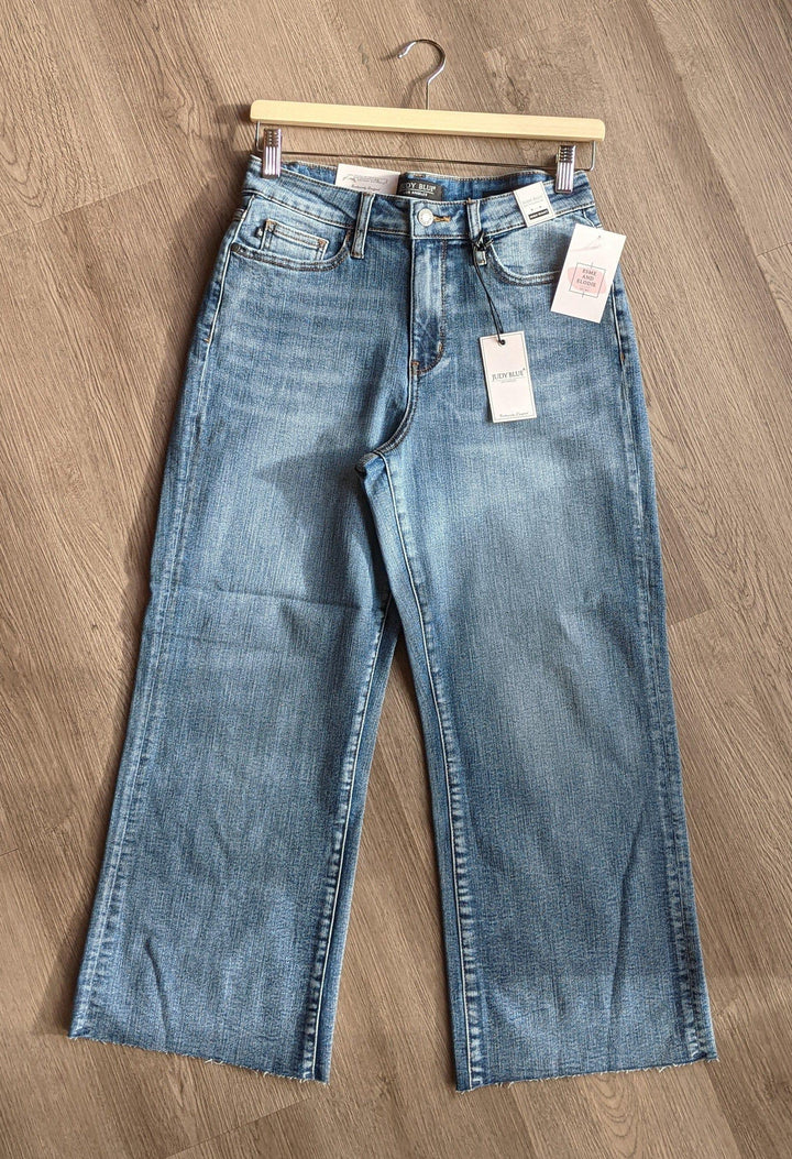 Judy Blue- high waisted wide leg - Esme and Elodie