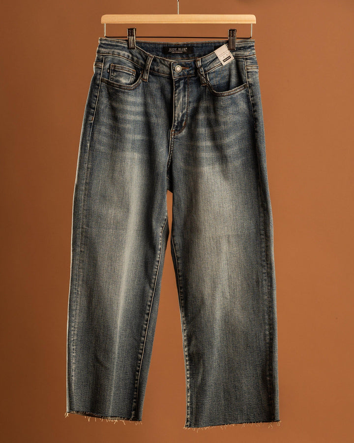 Judy Blue- high waisted wide leg - Esme and Elodie