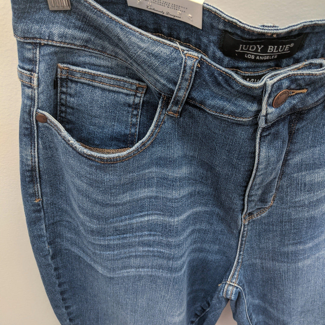 Judy Blue- Plus High Waist Skinny Mid 8821214W - Esme and Elodie