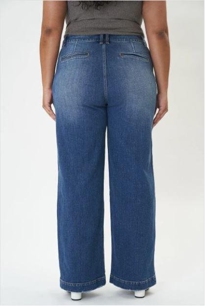 Juliette- Plus size Wide Leg Jeans - Esme and Elodie