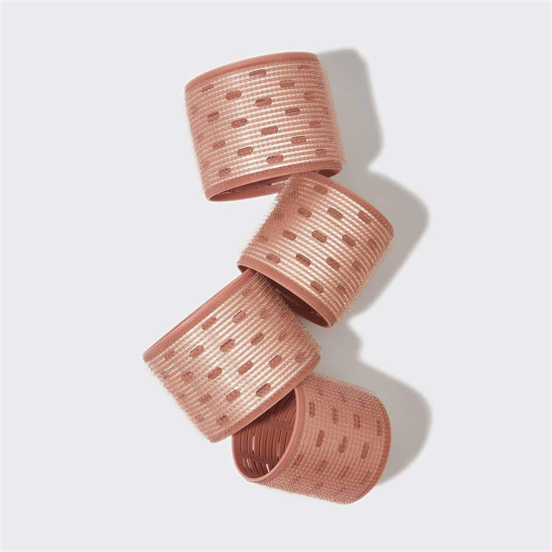 KITSCH - Recycled Plastic XL Thermal Rollers 4pc Set - Terracotta - Esme and Elodie