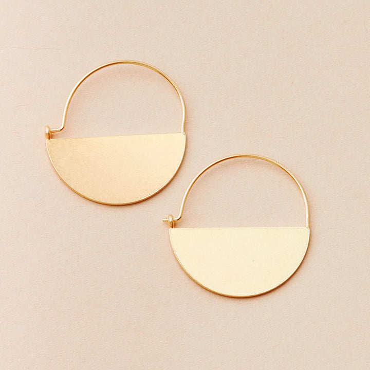 Lunar Hoops in Gold by Scout Curated Wears - Esme and Elodie