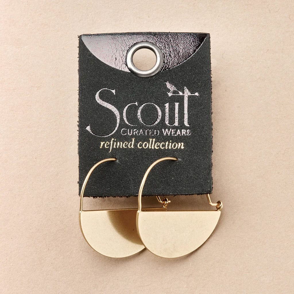 Lunar Hoops in Gold by Scout Curated Wears - Esme and Elodie