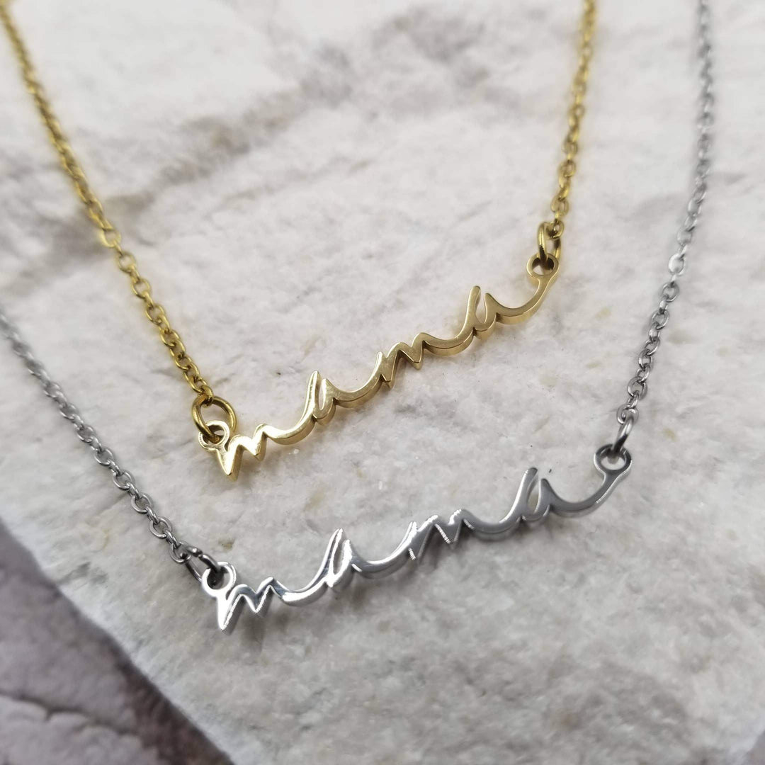 Mama Necklace - Silver - Esme and Elodie