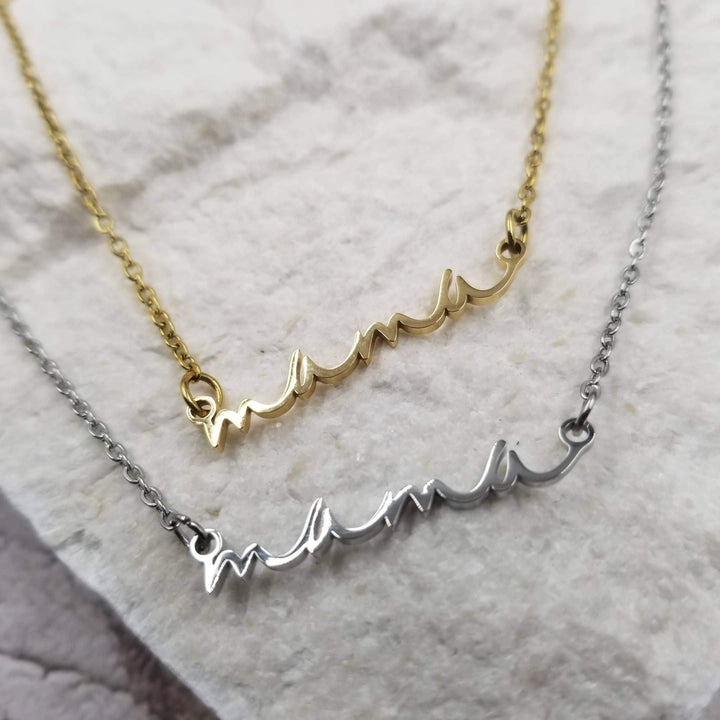Mama Necklace - Silver - Esme and Elodie