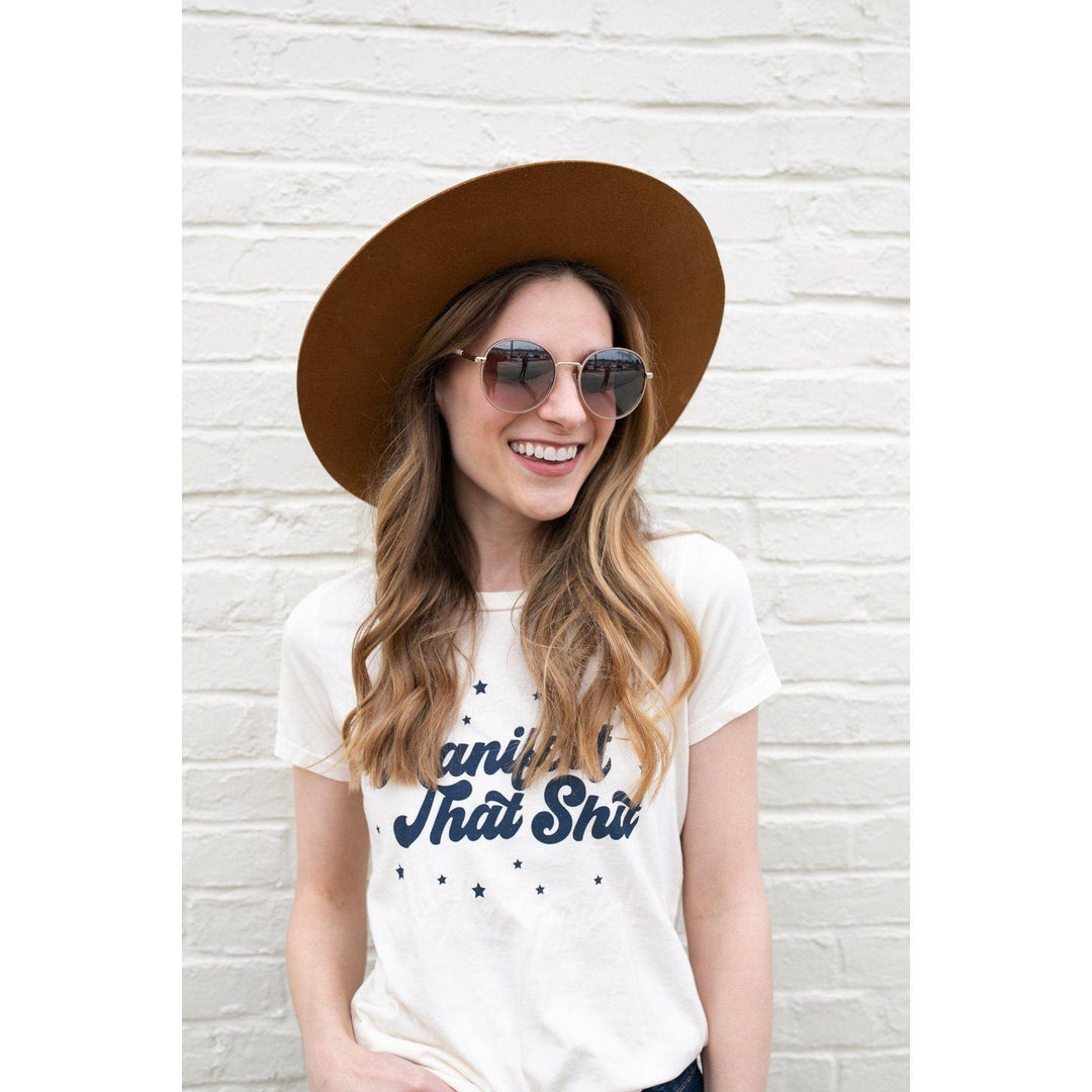 Manifest that $shit- womens and plus size graphic t - Esme and Elodie