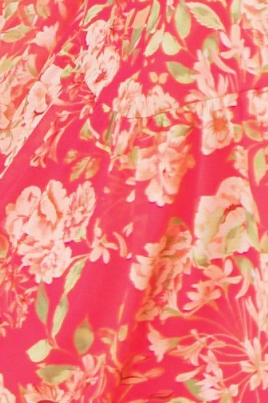 McKenna- womens printed maxi dress with spaghetti straps - Esme and Elodie
