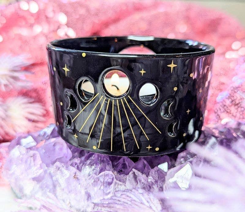 Moon Phase Tealight Candle Holder | Goddess Provisions - Esme and Elodie