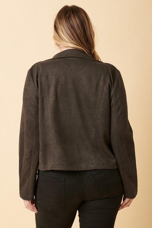Moto Jacket in Ash Black - Esme and Elodie