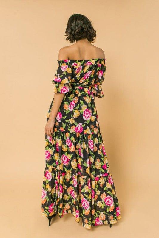Off the shoulder maxi dress - Esme and Elodie