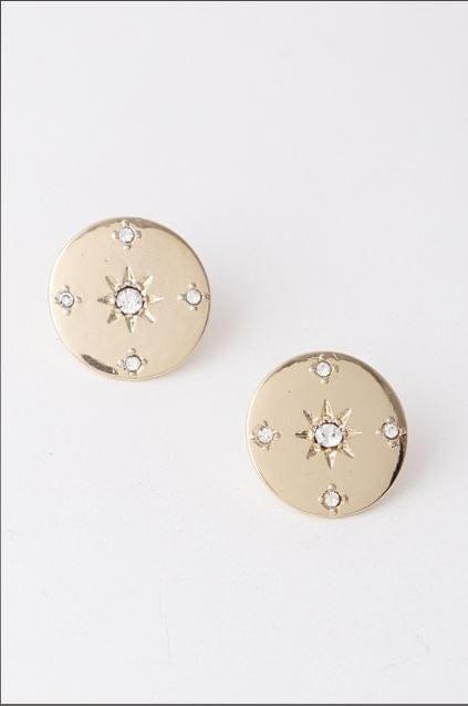 Oversized Constellation Earrings in Gold - Esme and Elodie