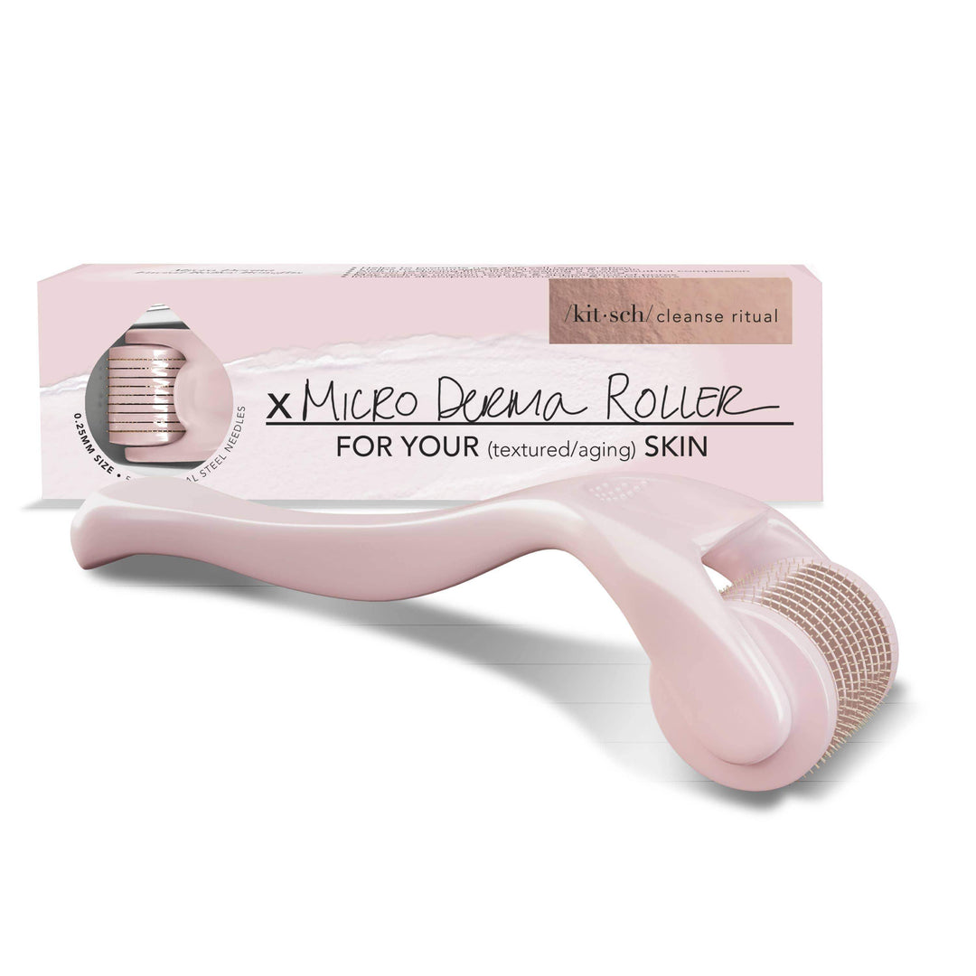 Pink Micro Derma Facial Roller - Esme and Elodie
