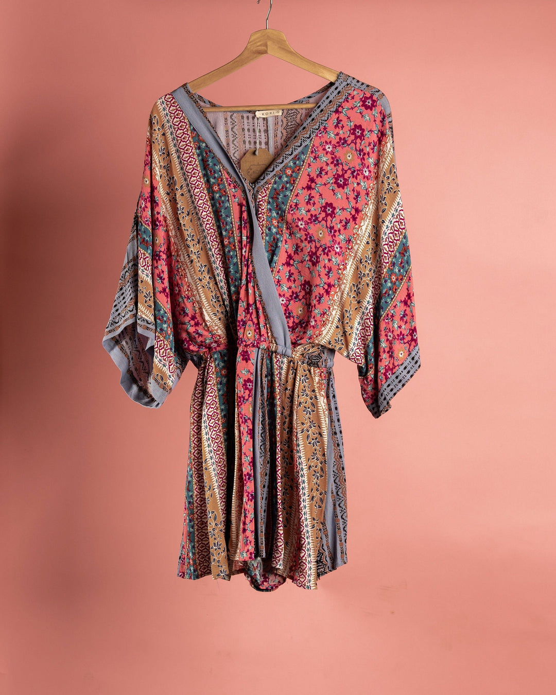 PLUS SIZE BOHO PATTERNED ROMPER - Esme and Elodie