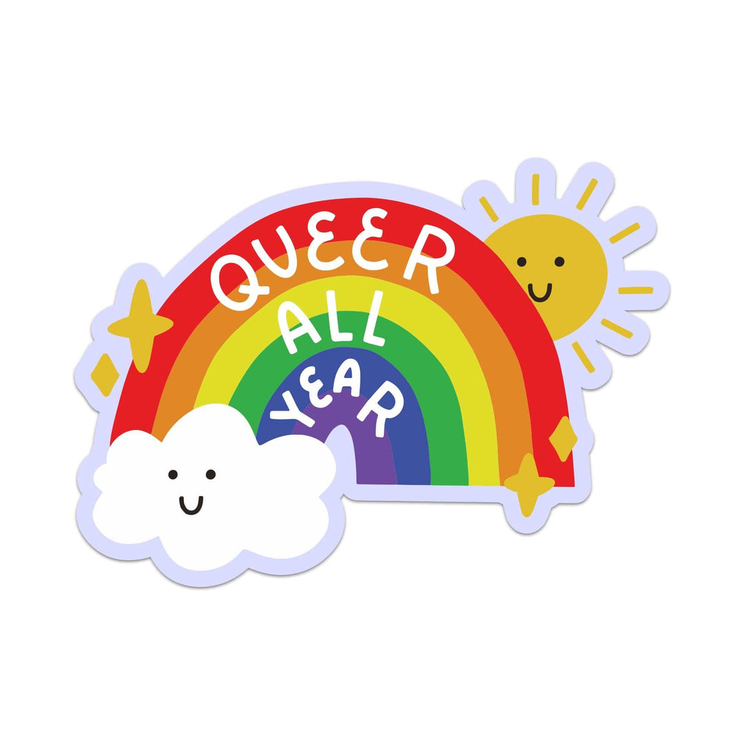 Queer All Year Sticker - Esme and Elodie